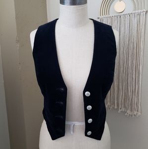 Alexa Chung for AG Navy Waistcoat Small